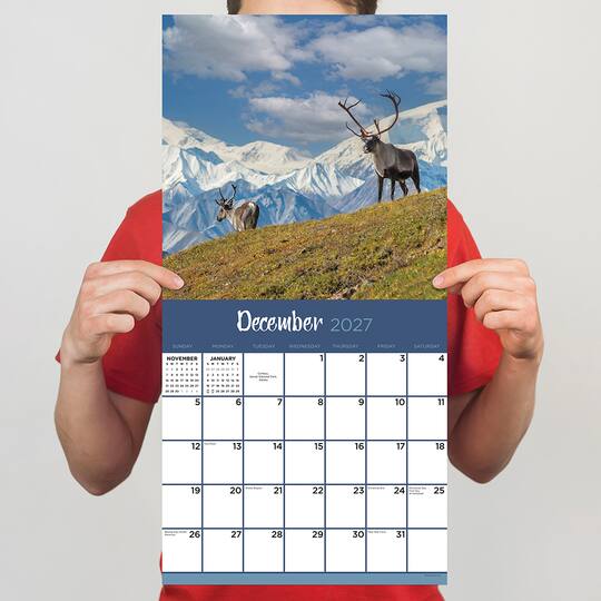 2027 Wild Wall Calendar